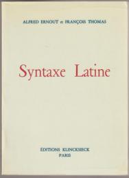 Syntaxe latine.