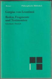 Reden, Fragmente und Testimonien.