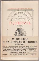 Histoire d'un éditeur et de ses auteurs P.-J. Hetzel (Stahl).
