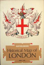 HISTORICAL MAP OF LONDON　　　イラスト地図  Bartholomews