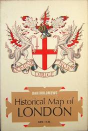 HISTORICAL MAP OF LONDON　　　イラスト地図  Bartholomews