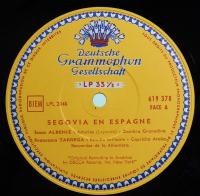 LPレコード　アンドレス・セゴビア／Segovia En Espagne　仏盤
