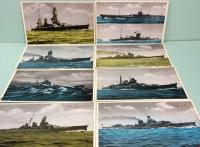 戦前絵葉書 軍艦全集 16枚