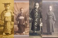 古写真　神谷写真館　少年の成長記録　明治～大正　8葉