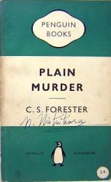 C.S.FORESTER / Plain Murder　PENGUIN BOOKS 842