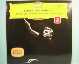 LPレコード　カラヤン　ベルリン・フィル　ベートーヴェン　第三交響曲「エロイカ」　ドイツ・グラムフォン直輸入盤　