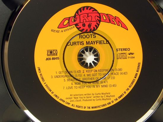 CD カーティス・メイフィールド／ルーツ(番号＝JICK-89415) / 古本