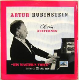 LPレコード　アルトゥール・ルービンシュタイン　ショパン：ノクターン集　第1巻・第2巻  英国HMV