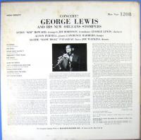 LPレコード  George Lewis And His New Orleans Stompers／CONCERT !　Blue Note 1208  オリジナル