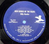ビリー・ホークス　Billy Hawks／The New Genius Of The Blues　PRESTIGE