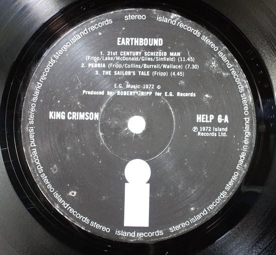 LP キング・クリムゾン King Crimson／Earthbound UK盤 | ¥2,500