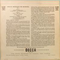 LPレコード　OPERATIC HIGHLIGHTS FOR ORCHESTRA No.1  UK盤