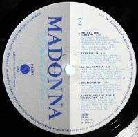 LPレコード  マドンナ／トゥルーブルー