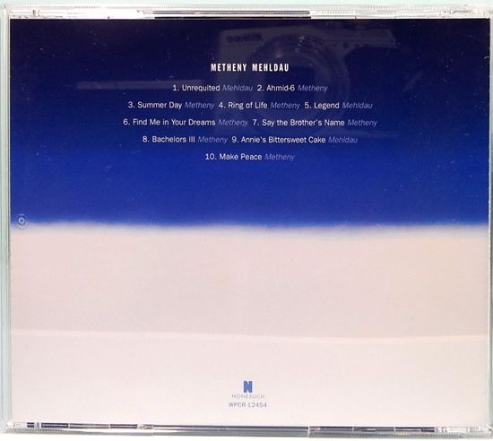 CD ブラッド・メルドー、 パット・メセニー／メセニー・メルドー