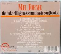 CD  メル・トーメ／the Duke Ellington & Count Basie Songbooks