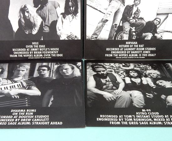 Nirvana, Hole, Napalm Beach, M-99, Poison Idea, Whirlees