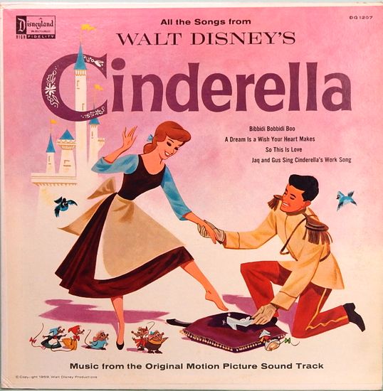 LPレコード オリジナル・サントラ/Walt Disney's Cinderella US LPレコード オリジナル・サントラ/Walt Disney's Cinderella US