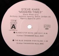 LPレコード　スティーブ・カーン／モダン・タイムス　ライヴ・アット・ピットイン