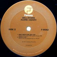 LPレコード　ビル・エヴァンス／ALONE (AGAIN)　US盤