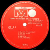 LPレコード　トミー・フラナガン・トリオ／オーヴァーシーズ