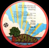 LPレコード　トラフィック／The low spark of high heeled boys  US盤