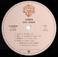 LPレコード　デイヴィッド・サンボーン／SANBORN  メロー・サンボーン