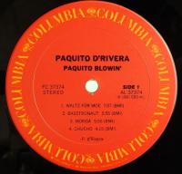 LPレコード　パキート・デ・リベラ／Paquito Blowin'　US盤