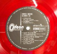 LPレコード　エンリコ・マシアス／オランピア68　赤盤