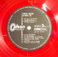 LPレコード　エンリコ・マシアス／オランピア68　赤盤