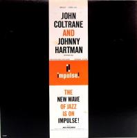 LPレコード　ジョン・コルトレーンとジョニーハートマン
