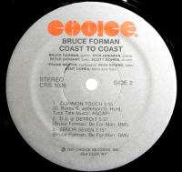 LPレコード　ブルース・フォアマン／COAST TO COAST　US盤