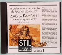 CD  ラモー／歌劇「ザイス」　Rameau：Zais　3枚組　仏盤