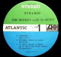 LPレコード　The Modern Jazz Quartet／Pyramid  US盤