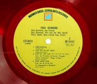 LPレコード　ポール・デスモンド／Paul Desmond　赤盤