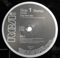 12"シングル　U.D.O. ／They Want War  独盤
