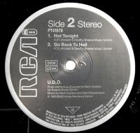 12"シングル　U.D.O. ／They Want War  独盤