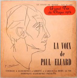 EPレコード  ポール・エリュアール／LA VOIX de PAUL ELUARD　仏盤