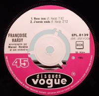 EPレコード  フランソワーズ・アルディ／Le Premier Bonheur Du Jour　仏盤