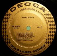LPレコード　アンドレス・セゴビア／Maestro Segovia　US盤