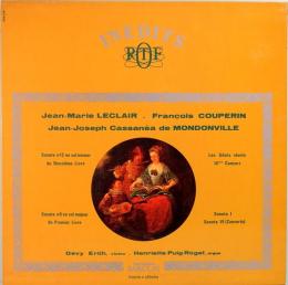 LPレコード　ドヴィ・エルリー他／ルクレール、クープラン　Sonates  仏盤