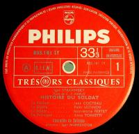 LPレコード　イーゴリ・ストラヴィンスキー／舞踊組曲　「兵士の物語」　仏盤