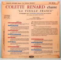 LPレコード　コレット・ルナール／Colette Renard ～ Chante La Vieille France