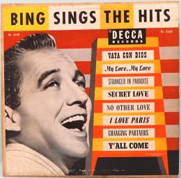 10インチ・レコード　ビング・クロスビー／ Bing Sings The Hits　US盤
