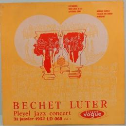 10インチ・レコード　ベーシェ、ルター／Pleyel Jazz Concert 31 Janvier 1952 - Vol. 1　仏盤