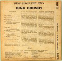 10インチ・レコード　ビング・クロスビー／ Bing Sings The Hits　US盤