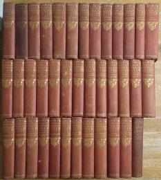COPYRIGHT EDITION, THE NOVELS OF CHARLES LEVER. Complete set of 37 volumes + THE LIFE OF CHARLES LEVER.