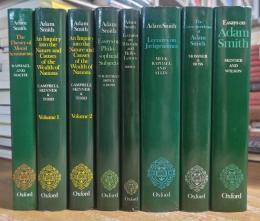 THE GLASGOW EDITION OF THE WORKS AND CORRESPONDENCE OF ADAM SMITH. Complete set of 7 volumes + Essays on Adam Smith.