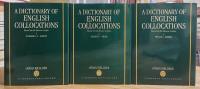A DICTIONARY OF ENGLISH COLLOCATIONS: Based on the Brown Corpus. Complete 3 volume set.