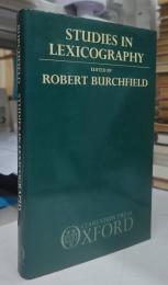 Studies in Lexicography