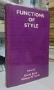 Functions of Style (Open Linguistics Series)